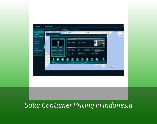 Solar Container Pricing in Indonesia